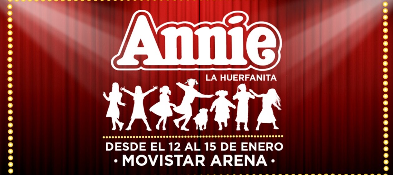 El exitoso musical internacional Annie llega a Chile