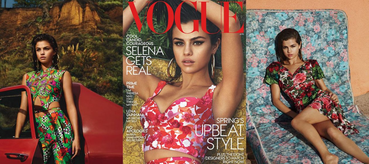 Selena Gómez es la portada del número de abril de Vogue USA