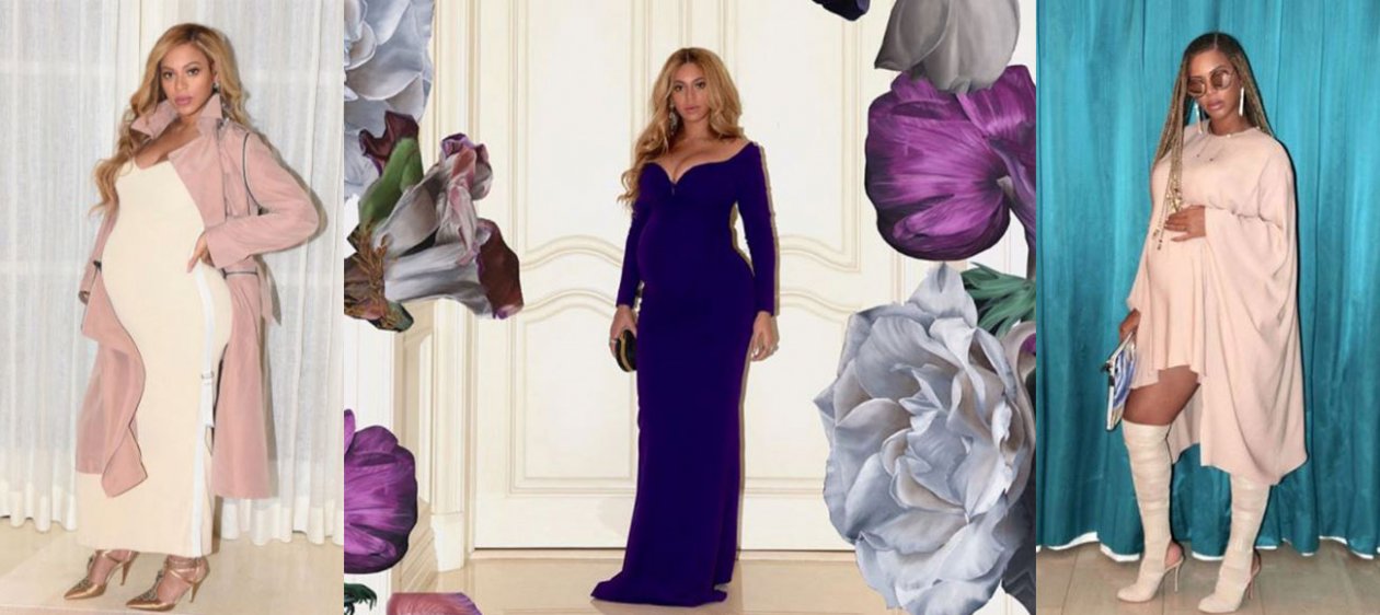 Beyonce da clase de cómo vestir durante el embarazo