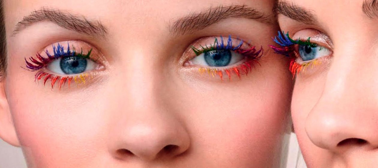 Pestañas de arcoiris, la nueva tendencia que llenará de color tu mirada