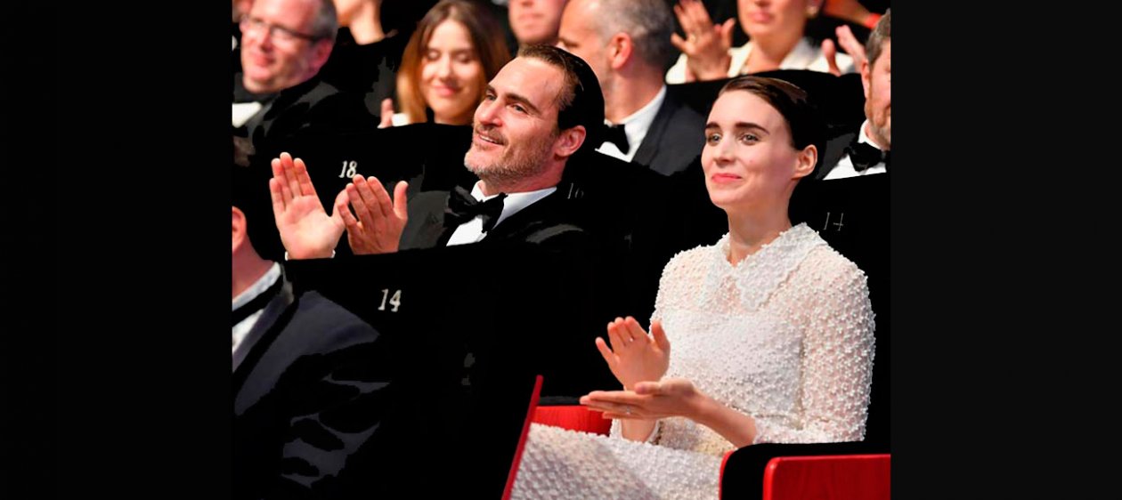 Rooney Mara y Joaquin Phoenix declaran su amor en Cannes