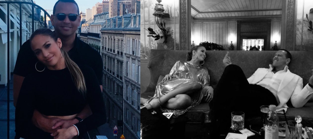 Jennifer López dio rienda suelta a su amor en París
