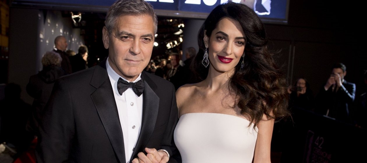 Esta es la primera aparición de los mellizos Clooney