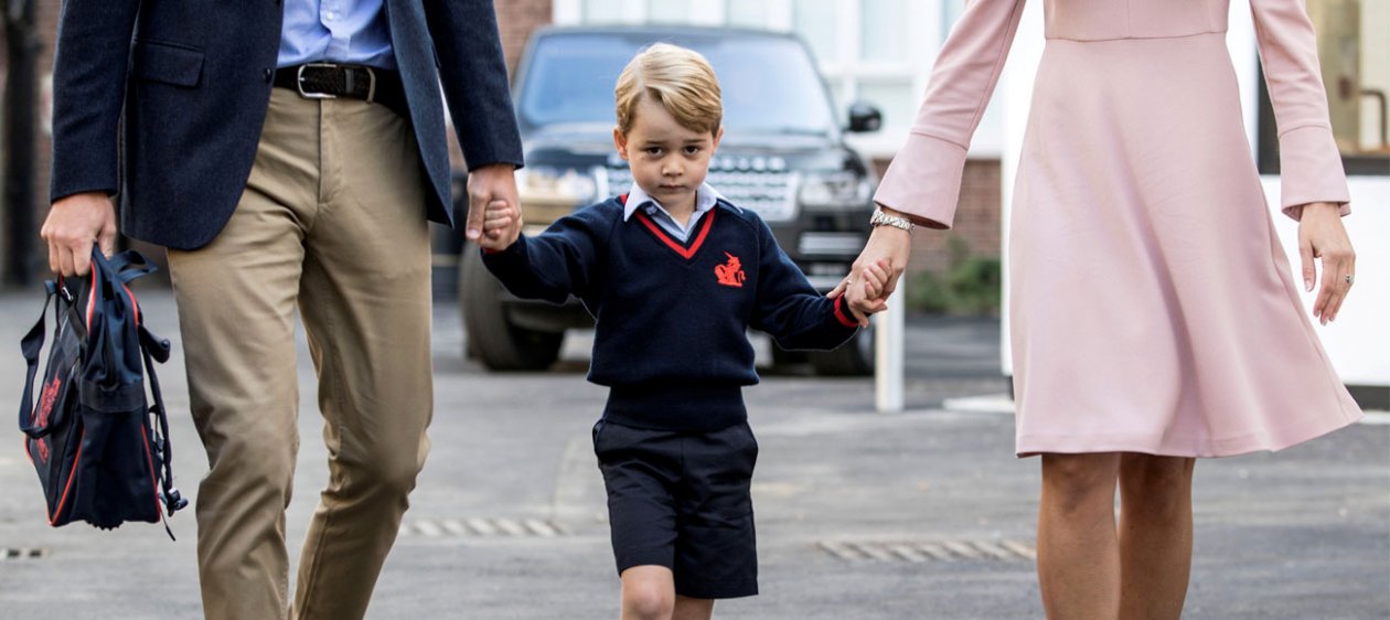 El Príncipe George asistió a su primer día de colegio