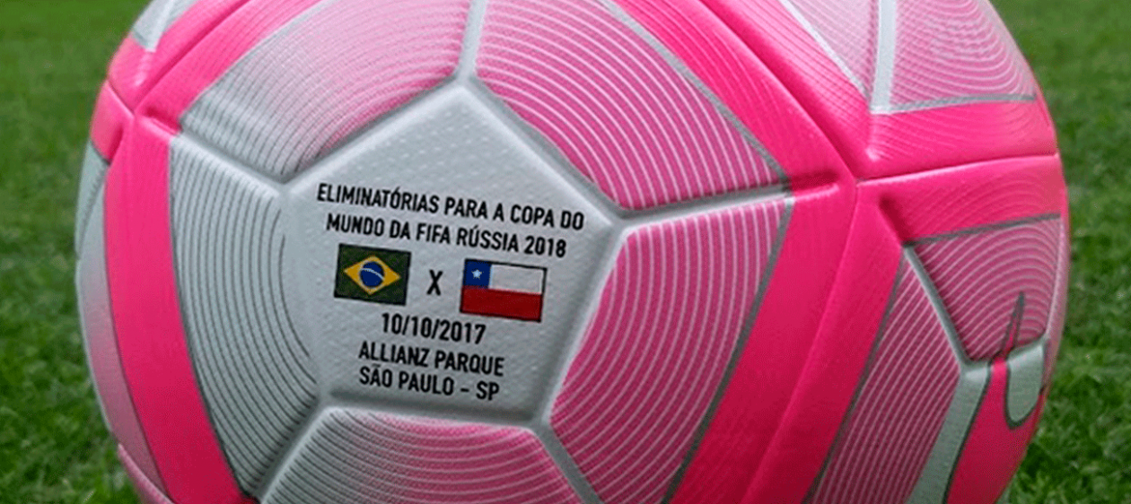 Chile y Brasil jugarán con balón rosado por el mes del cáncer de mama