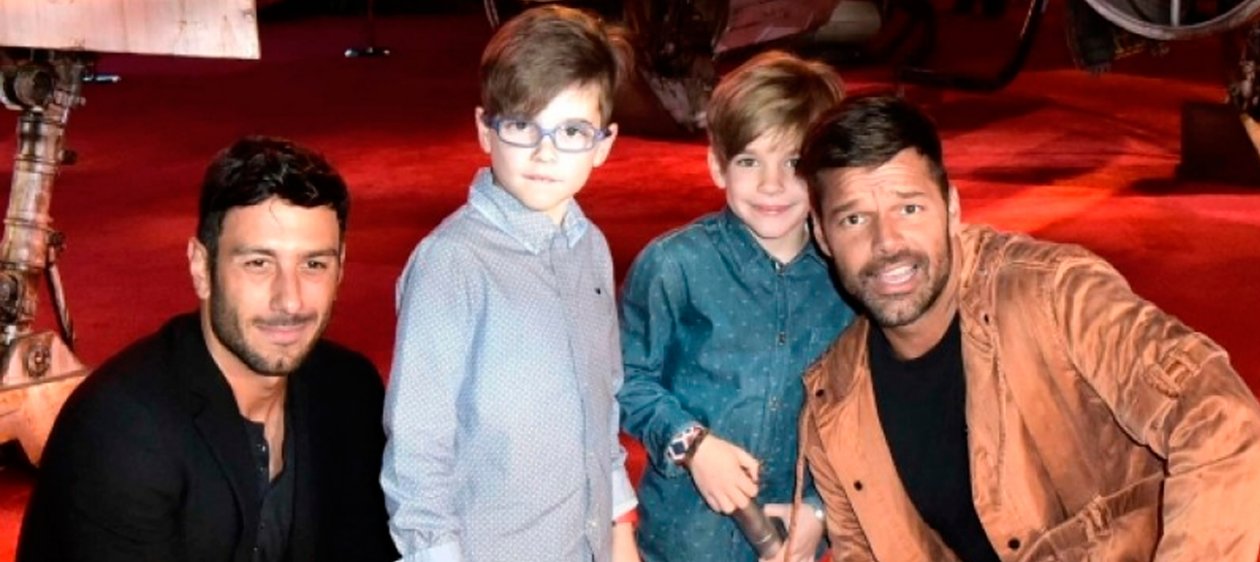 Así le explicó Ricky Martin a sus hijos por qué tienen 2 papás