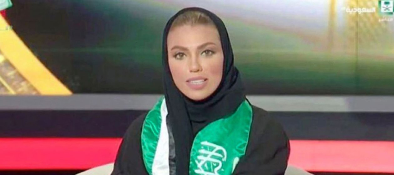 Periodista mujer logra lo imposible en la TV de Arabia Saudita