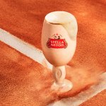 El segundo trofeo: Stella Artois entregó singular cáliz de arcilla a los jugadores