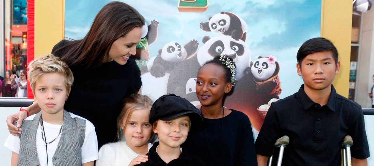 Angelina Jolie le ganó a Brad Pitt la custodia legal de sus 6 hijos