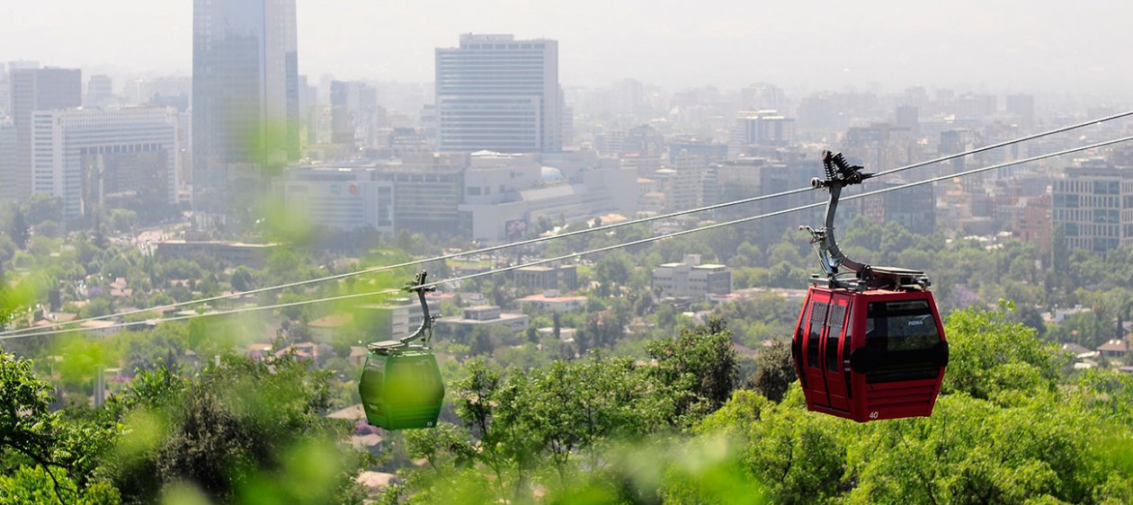 Tenemos teleférico en el Parque Metropolitano de Santiago