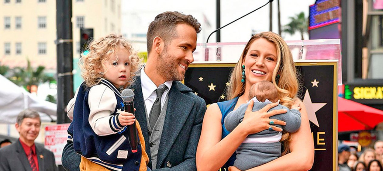 Blake Lively y Ryan Reynolds presentaron a sus hijas en público