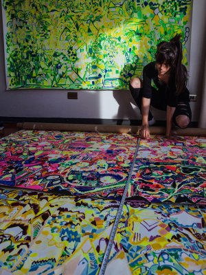 Ana Bonamico, una artista que brilla con colores propios