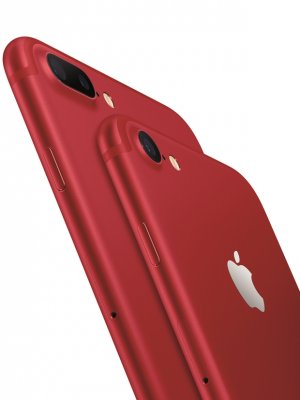 No más rosado: Apple presenta sus iPhone 7 y iPhone 7 Plus en un rojo solidario