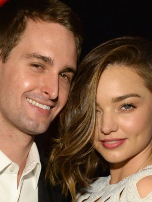 La modelo Miranda Kerr se casó en secreto con el CEO de Snapchat