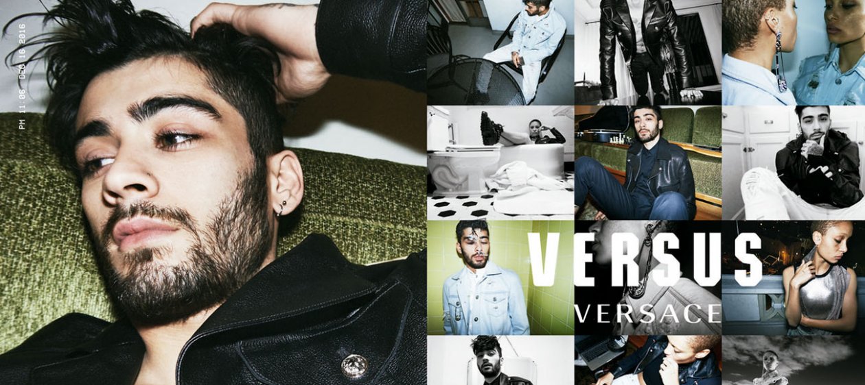Zayn Malik revela parte de su colección para Versus Versace