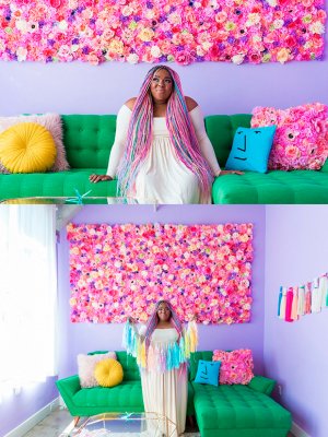 Esta mujer tiene el departamento más colorido del mundo, ¡Y nos encanta!