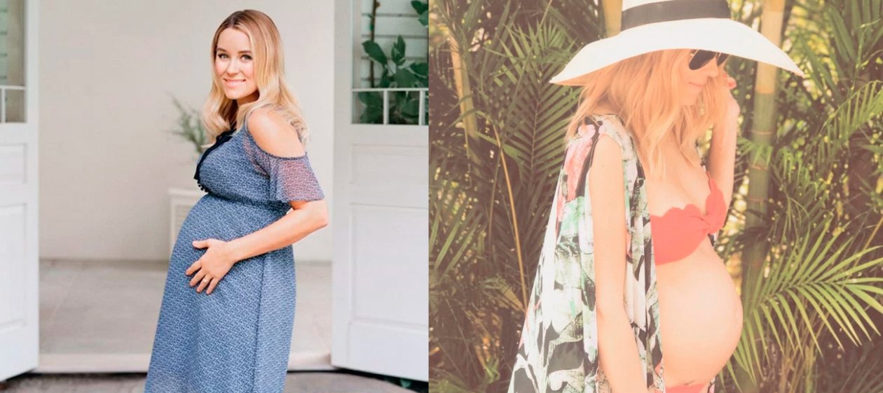 Lauren Conrad posa por primera vez junto a su hijo Liam