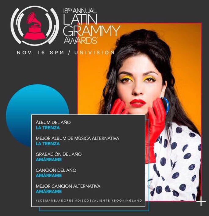 Nominaciones Mon Laferte 