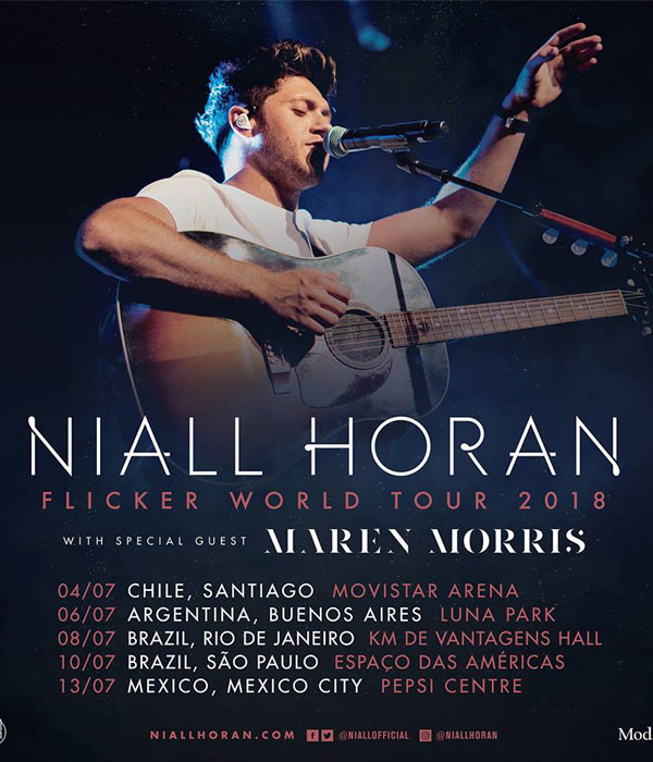 Ex One Direction, Niall Horan, fija su primer concierto solista en