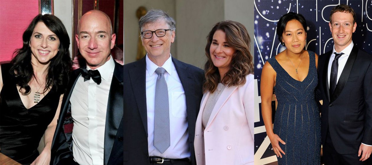 Estas son las 7 parejas más ricas del planeta