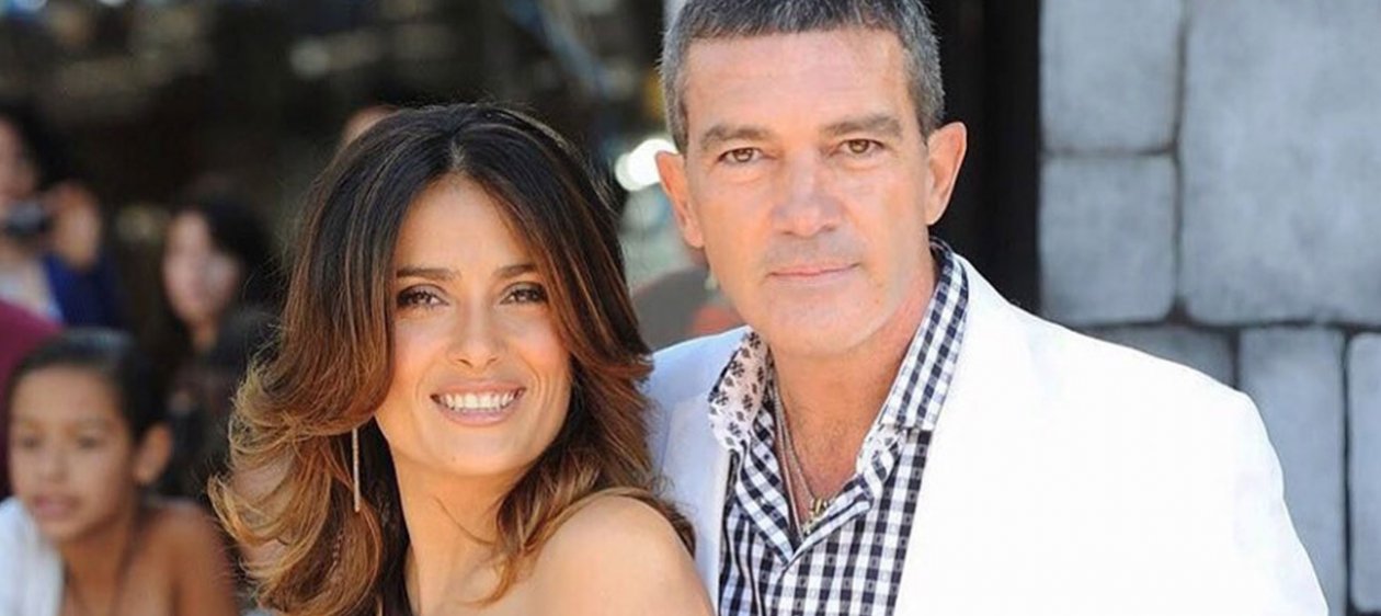 Antonio Banderas sacó la voz en apoyo a Salma Hayek