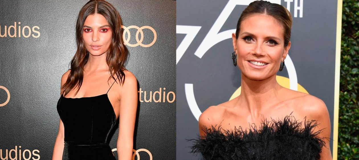 Emily Ratajkowski y Heidi Klum sorprenden con un apasionado beso