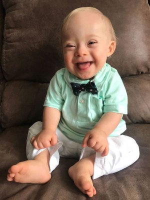 La guagua con Síndrome de Down más famosa del momento