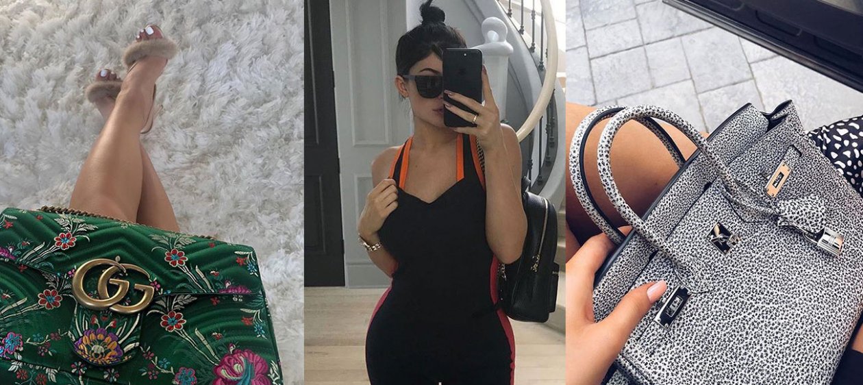 La impresionante colección de carteras de lujo de Kylie Jenner