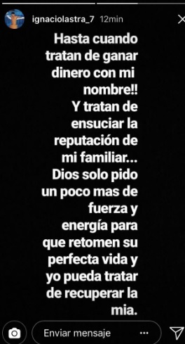Ignacio Lastra Instagram Stories