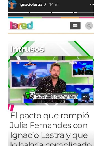 Ignacio Lastra Instagram Stories Ignacio Lastra Instagram Stories