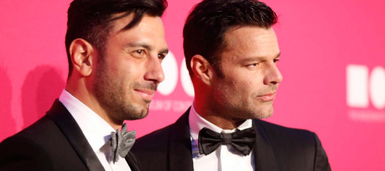 Ricky Martin comparte una íntima foto con su esposo en Instagram