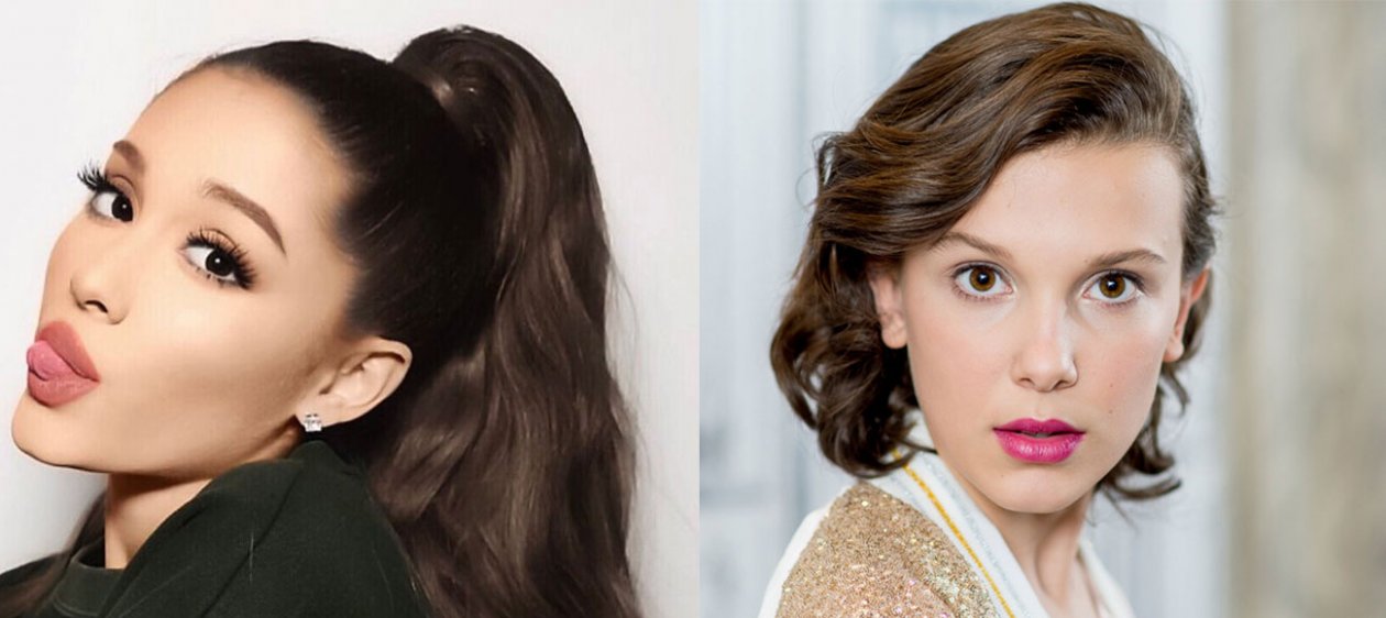 Ariana Grande se burla de Millie Bobby Brown en redes sociales