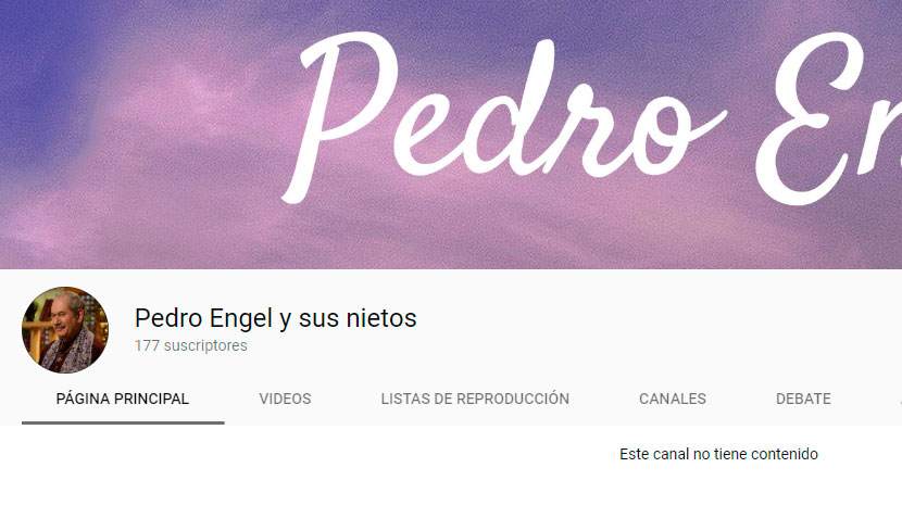 Pedro Engel lanza nuevo canal de Youtube