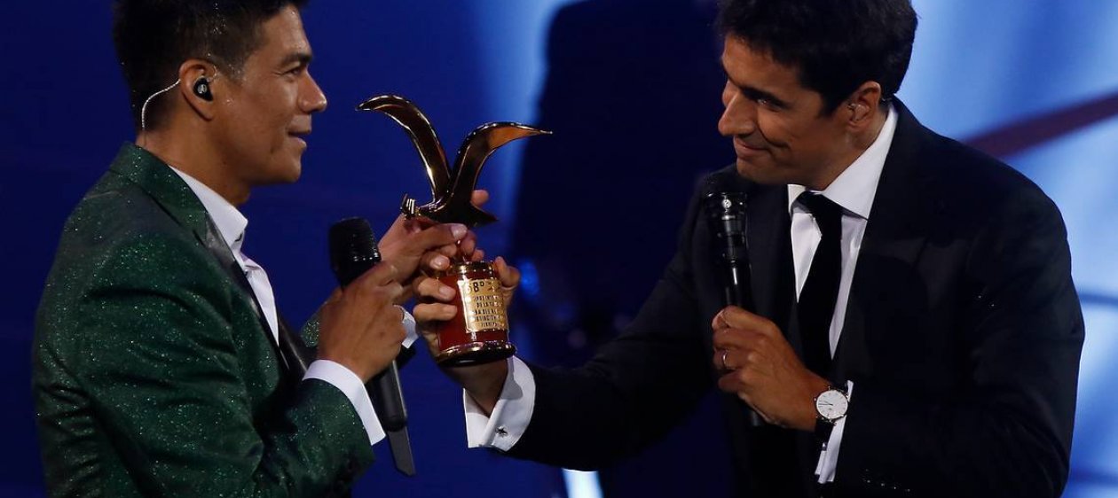 ¿Qué le dijo Rafael Araneda al oído a Américo en el Festival de Viña?