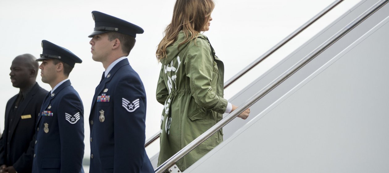 ¡Impactante! El peor error fashion de Melania Trump