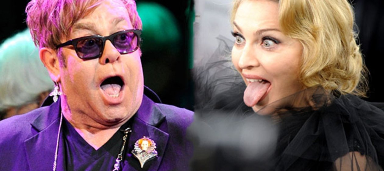 ¿Por qué Elton John y Madonna se odian tanto?