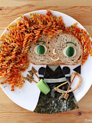 Esta mamá hace de la comida mundos de fantasía Esta mamá hace de la comida mundos de fantasía