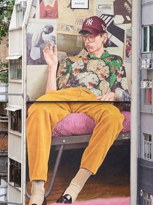 Los impactantes murales de Gucci en edificios del mundo