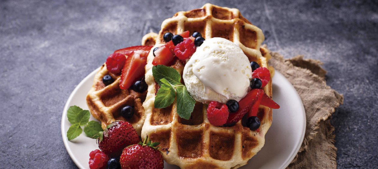 3 Lugares para comer waffles 'BBB' en Santiago