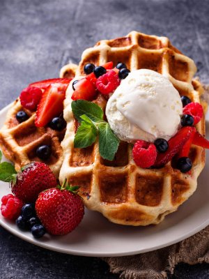 3 Lugares para comer waffles 'BBB' en Santiago