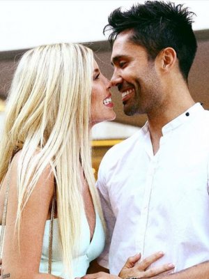 Coté López y Luis Jiménez celebran 12 años de matrimonio