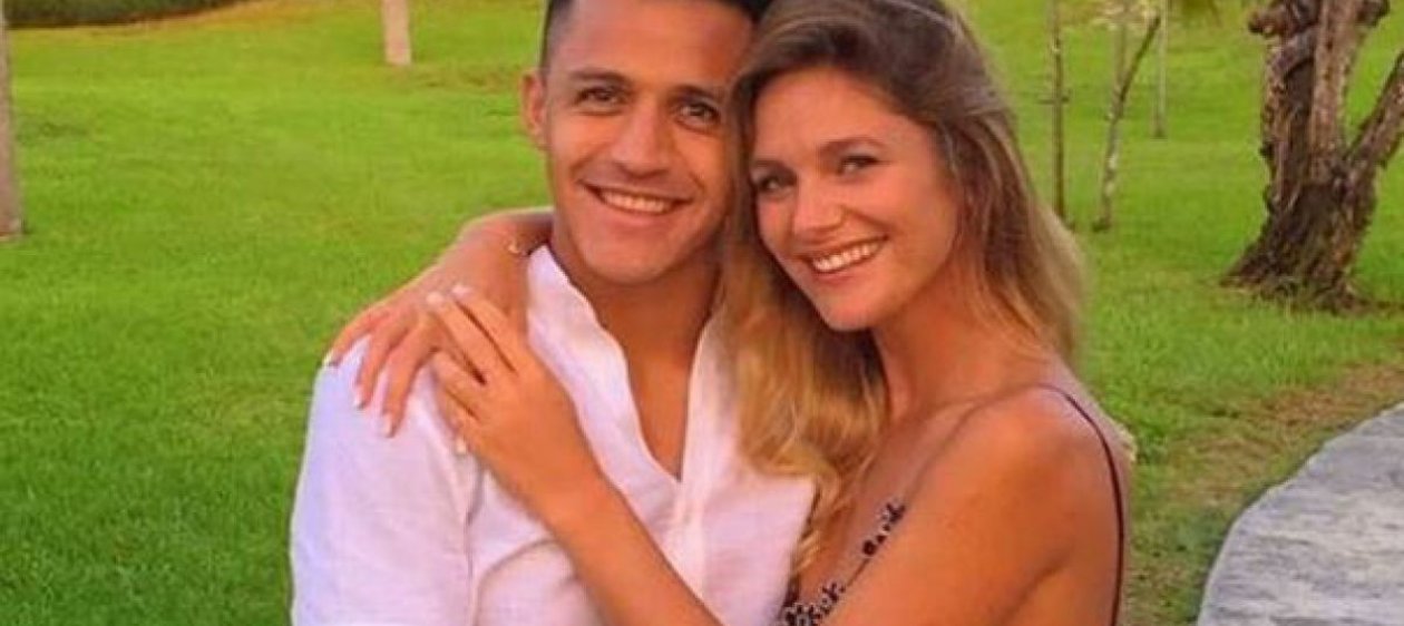 Alexis Sánchez interactuó con Mayte Rodríguez en Instagram