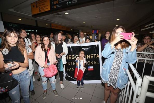 Diego Boneta en Chile