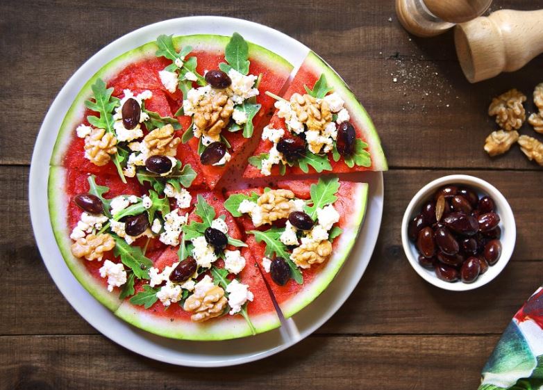 Pizza de sandía 