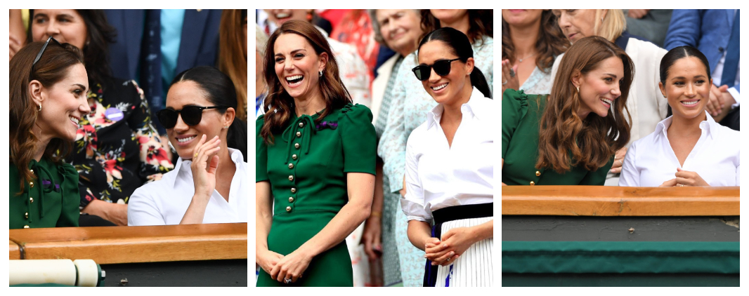 Kate Middleton y Meghan Markle en Wimbledon