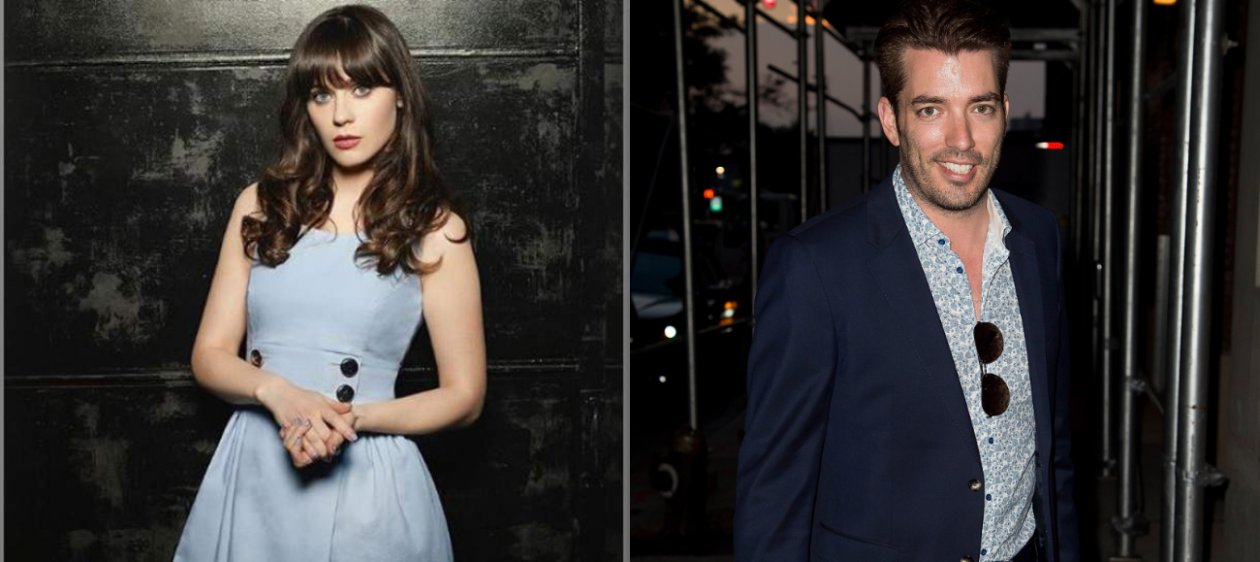 Zooey Deschanel está saliendo con Jonathan Scott, uno de los gemelos de ‘Hermanos a la obra’