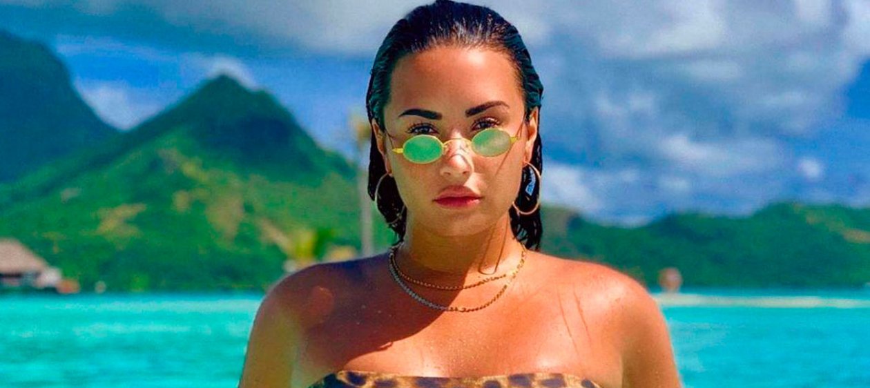 “No hay Photoshop” El mensaje de Demi Lovato al publicar foto con sensual bikini