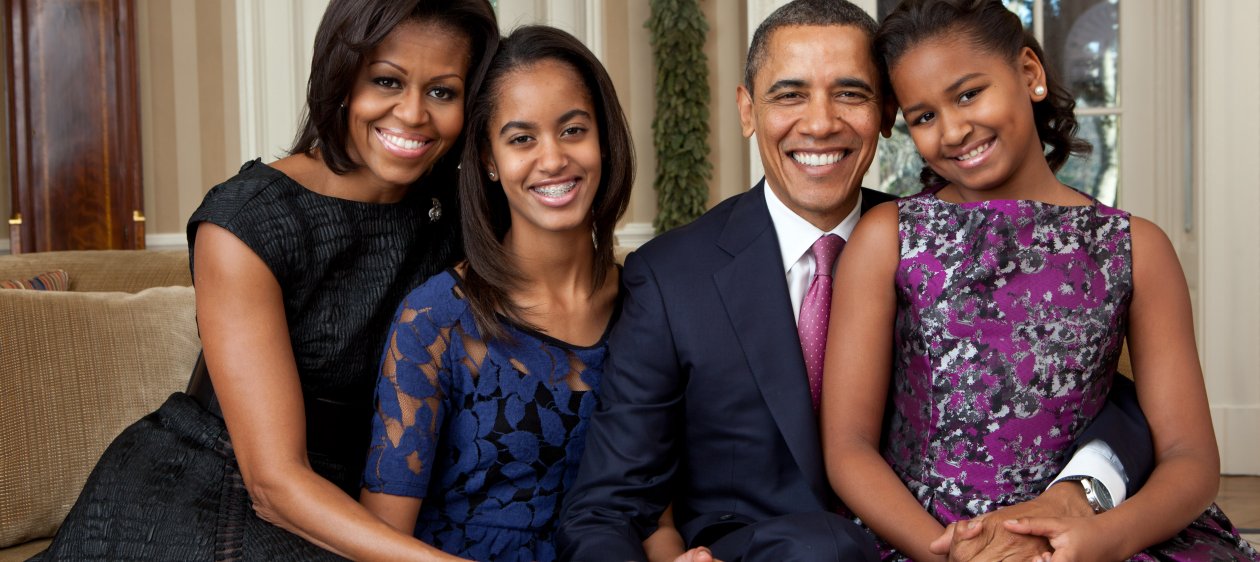 La foto con que la familia Obama celebró acción de gracias