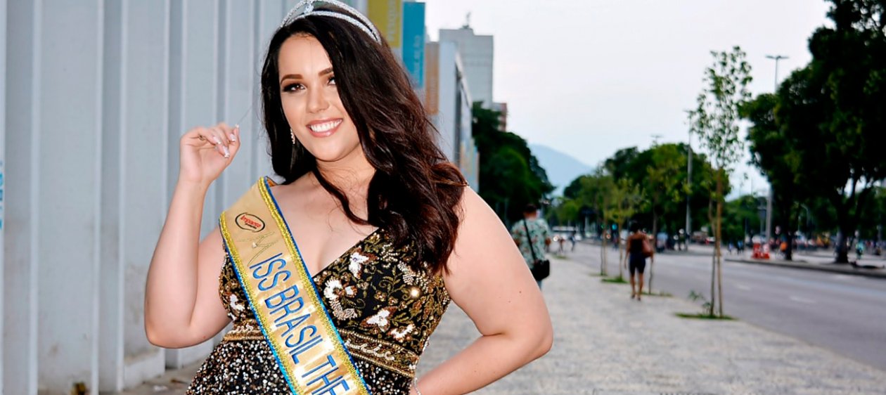 Brasileña que ganó Miss Mundo talla XL sacó la voz por las gordas