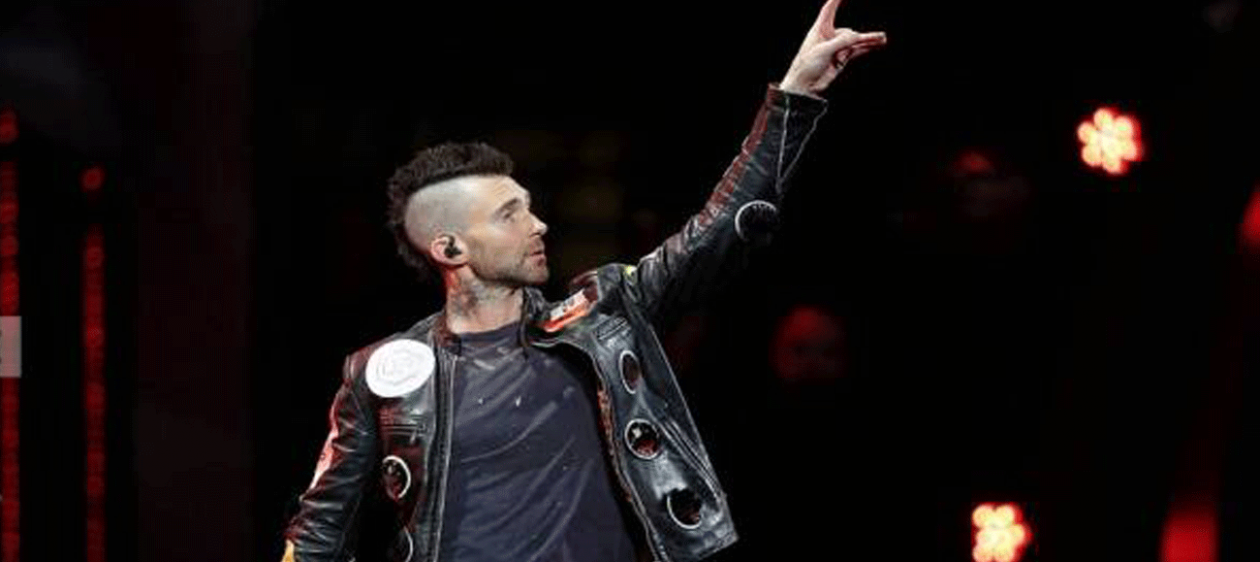 ¿Dónde quedó el Adam Levine del Super Bowl?